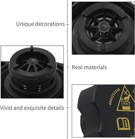 68442532AA Radiator Coolant Recovery Cap, Replacement for Chrysler Dodge Jeep Ram EcoDiesel, 2014-2021 Cherokee Ram 1500, 2016-2021 Durango Grand Cherokee, 2017-2021 Pacifica Compass in Saudi Arabia