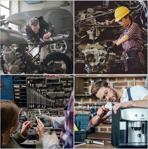 جهاز فحص خيط الصواميل والمسامير المطور، مجموعة قياس الخيوط 44 قطعة من CRAFTFORCE (23 بوصة و21 متريًا)، موضوعة بشكل فردي في حقيبة محمولة لفحص الصواميل والمسامير بسرعة والتحقق من الحجم in Kuwait