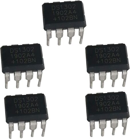 5PCS DS1302 DIP-8 Dallas Maxim 3-Wire Real-Time Clock in Kuwait