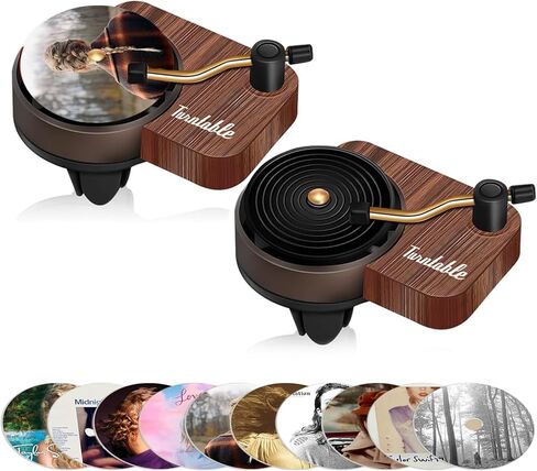 حزمة من 2 مشغل تسجيل معطر الهواء TayTay، 10 قطع بديلة من الأجهزة اللوحية غطاء الألبوم الأول هدية لمحبي الأقراص المضغوطة لتزيين السيارة in Kuwait