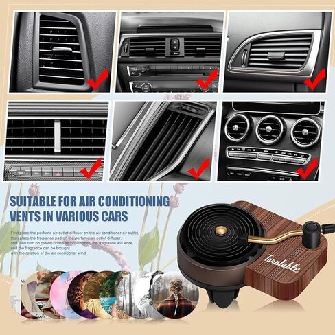 حزمة من 2 مشغل تسجيل معطر الهواء TayTay، 10 قطع بديلة من الأجهزة اللوحية غطاء الألبوم الأول هدية لمحبي الأقراص المضغوطة لتزيين السيارة in Kuwait