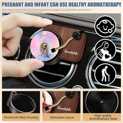 حزمة من 2 مشغل تسجيل معطر الهواء TayTay، 10 قطع بديلة من الأجهزة اللوحية غطاء الألبوم الأول هدية لمحبي الأقراص المضغوطة لتزيين السيارة in Kuwait