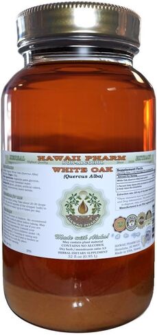 White Oak Alcohol-FREE Liquid Extract, Organic White Oak (Quercus Alba) Dried Bark Glycerite 2 oz in Saudi Arabia