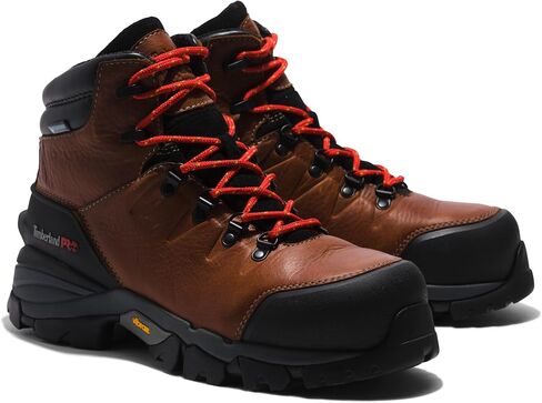 حذاء Timberland PRO الرجالي Heritage Hyperion مقاس 6 بوصة مركب آمن عند أصابع القدم مقاوم للماء صناعي للمشي لمسافات طويلة in Saudi Arabia