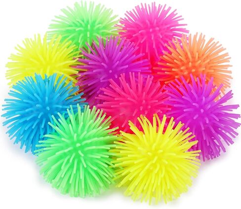 POPLAY 10 قطع من الكرات المنتفخة، ألوان متنوعة، كرات شائكة، ألعاب حسية، كرات تخفيف التوتر للأطفال والبالغين والقلق، جوائز الفصول الدراسية الحسية in Kuwait