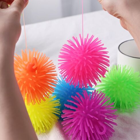 POPLAY 10 قطع من الكرات المنتفخة، ألوان متنوعة، كرات شائكة، ألعاب حسية، كرات تخفيف التوتر للأطفال والبالغين والقلق، جوائز الفصول الدراسية الحسية in Kuwait