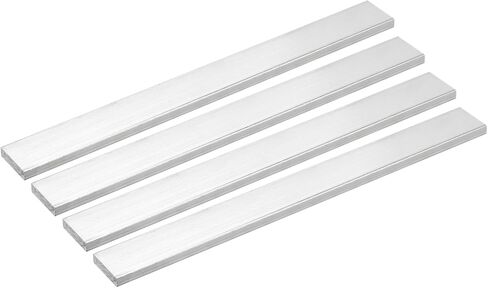 uxcell Square Aluminum Flat Bar, 4pcs 1/4" Thickness 1" Width 10" Length Square Aluminum Bar 6061 Aluminum Flat Plate, 6 x 25 x 254mm T6511 Solid New Mill Stock in Kuwait