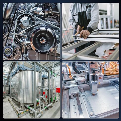 uxcell Square Aluminum Flat Bar, 4pcs 1/4" Thickness 1" Width 10" Length Square Aluminum Bar 6061 Aluminum Flat Plate, 6 x 25 x 254mm T6511 Solid New Mill Stock in Kuwait