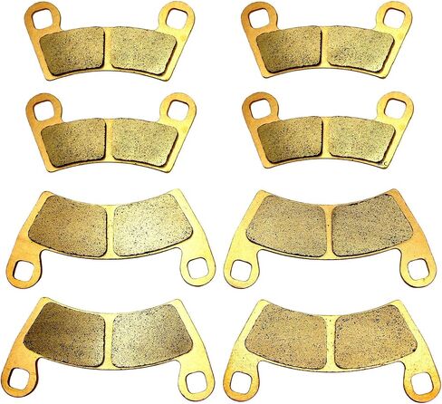 MC Brake Pads for Polaris Ranger XP 1000 2018 2019 2020 2021 2022 - Ranger 1000 Crew 1000 2020-2022 - Ranger Crew XP 1000 2019-2022 (DON'T fit Waterfowl) Front Rear Sintered Copper Brakes MC656F456R in Kuwait
