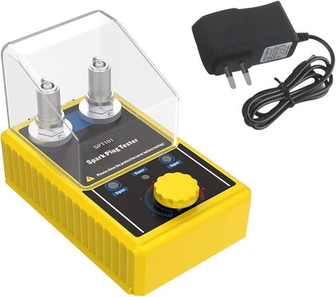 جهاز اختبار شرارة السيارة بفتحات مزدوجة 0-6000 دورة في الدقيقة، تردد العمل 110 فولت، جهاز اختبار شرارة متوافق مع جميع اختبارات سدادات الإشعال لمحركات العمود المرفقي والدراجات النارية in Kuwait