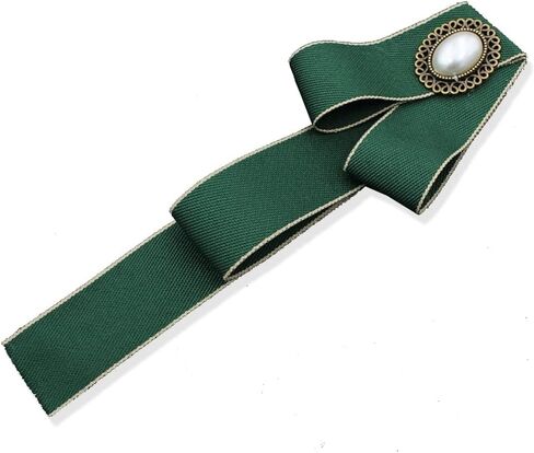 JKQBUX Bow Tie with Brooch for Women Men Neck Tie Unisex Uniform Pre Tied Bow Brooch Pins Accessories in Saudi Arabia