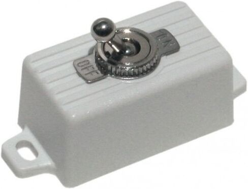 مفتاح تبديل Seco-Larm SS-076Q/SW Enforcer SPST، مصنف 3 أمبير عند 125 فولت تيار مستمر، علبة بلاستيكية جذابة مع فتحتين لولبية وأسلاك مسبقة 6 بوصات (15 سم) لسهولة التركيب على السطح، أبيض، عبوة من 6 قطع in Kuwait