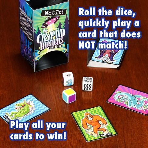 Not it! Camping Chaos Edition Card and Dice Game - Quick-Find Challenge for Family & Friends - Hilarious Fun Adventure Dice Tower Game in Saudi Arabia