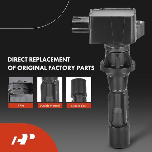 A-Premium Set of 4 Ignition Coil Pack and Iridium Spark Plugs Compatible with Mazda 3 2006-2013, 6 2006-2013, CX-7 2010-2012, 2.0L 2.3L 2.5L in Saudi Arabia