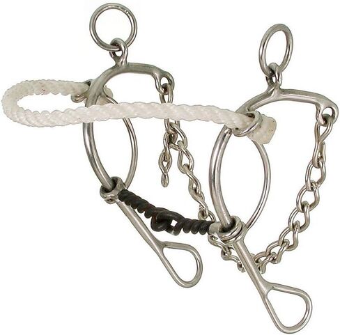 Kelly Silver Star Tough1 Twisted Mouth Rope Nose Combination Bit in Saudi Arabia