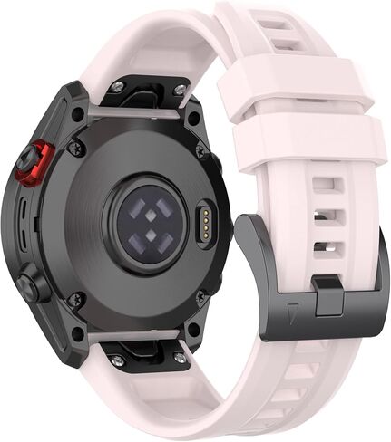 سوار سيليكون REYDA متوافق مع Garmin Fenix ​​8 43 مم، 20 مم، سوار ساعة سريع التركيب من السيليكون الناعم المسامي، سوار معصم رياضي بديل لـ Garmin Fenix ​​7S/7S Pro/6S/6S Pro/5S/5S Plus in Kuwait