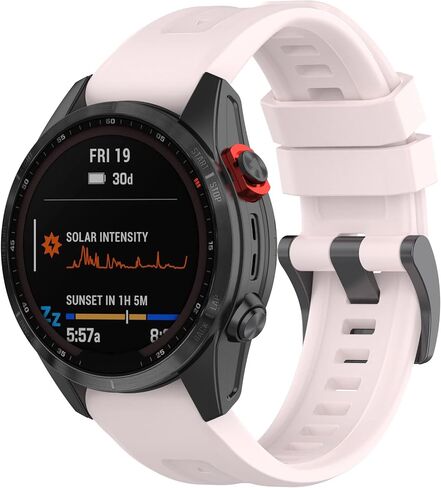 سوار سيليكون REYDA متوافق مع Garmin Fenix ​​8 43 مم، 20 مم، سوار ساعة سريع التركيب من السيليكون الناعم المسامي، سوار معصم رياضي بديل لـ Garmin Fenix ​​7S/7S Pro/6S/6S Pro/5S/5S Plus in Kuwait