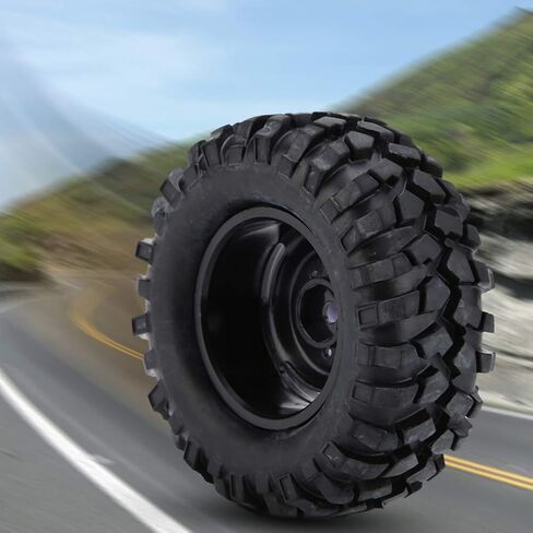 RC Car Tires, 4 Pcs Tires Rubber Tyres for 1:10 Rock Crawler Off-Road RC Remote Control Car Accessory Part in Saudi Arabia