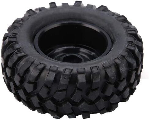 RC Car Tires, 4 Pcs Tires Rubber Tyres for 1:10 Rock Crawler Off-Road RC Remote Control Car Accessory Part in Saudi Arabia