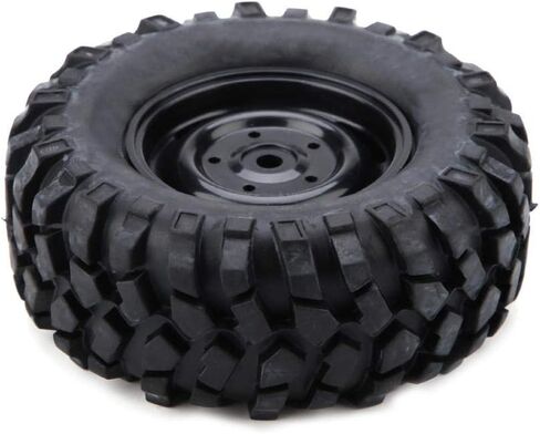 RC Car Tires, 4 Pcs Tires Rubber Tyres for 1:10 Rock Crawler Off-Road RC Remote Control Car Accessory Part in Saudi Arabia