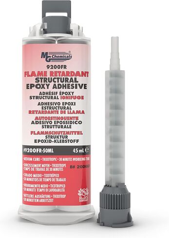 MG Chemicals 9200FR Flame Retardant Structural Epoxy Adhesive, 25mL Dual Dispenser in Kuwait