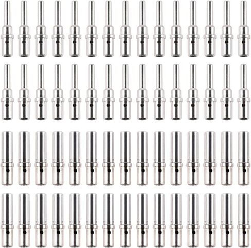 JRready ST6289 Deutsch Solid Contact Kit Barrel Style Contacts Size 12 16 20 Male Female Terminals for DTP,DT,DTM,HD10,HD30,HDP20,DRC,DRB,DTHD,Jiffy Splice Series Connectors in Saudi Arabia