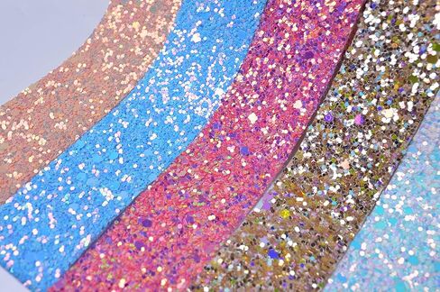 7 ياردات ألوان متنوعة 1 بوصة (25 مم) شريط لامع لصناعة قوس الشعر، شرائط لامعة لتزيين القوس، أشرطة لامعة سميكة لربطات عنق الزفاف، لوازم الحرف والمجوهرات GR001 in Kuwait