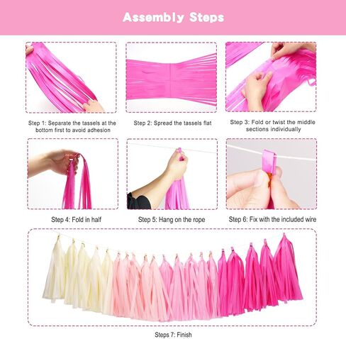 20Pcs Green Party Tassels Garlands, Green DIY Tissue Tassel Garland, Tissue Paper Tassel Garlands for Jungle Party, Greenery Woodland Baby Shower, Green Wedding, Home Decoration in Saudi Arabia