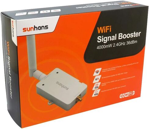 معزز إشارة WiFi 2.4 جيجا هرتز 36dBm 4000 ميجا واط مكرر لاسلكي ثنائي الاتجاه موسع يعزز طائرة بدون طيار RC ونظام الكاميرا وجهاز التوجيه/AP WiFi نطاق الإشارة in Kuwait