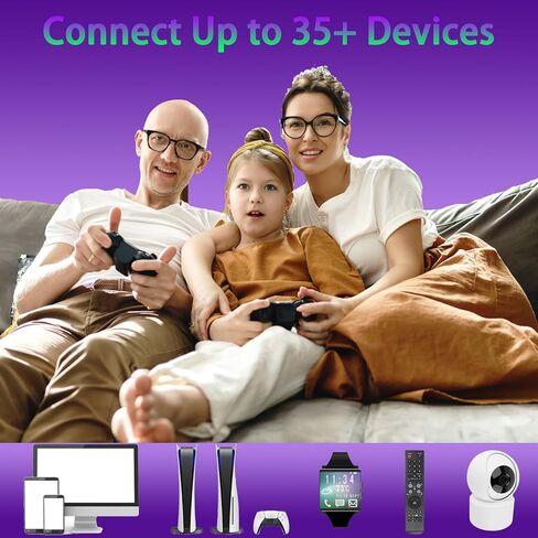 2024 معزز إشارة موسع واي فاي للمنزل، مكرر واي فاي يصل إلى 9000 قدم مربع وأكثر من 35 جهاز، معزز واي فاي موسع الإنترنت مع منفذ إيثرنت، إعداد سهل، مصنوع للولايات المتحدة الأمريكية in Kuwait