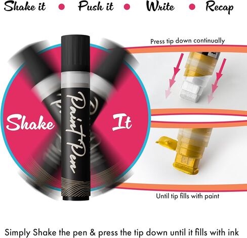 أقلام تحديد جامبو برأس لباد 15 مم من Stylo، 4 عبوات من علامات الملصقات السميكة الكبيرة الملونة، أقلام تحديد كبيرة الحجم لوضع العلامات واللافتات والسبورات السوداء والزجاج الأمامي واللوحات الخارجية وصناعة الحرف اليدوية in Kuwait