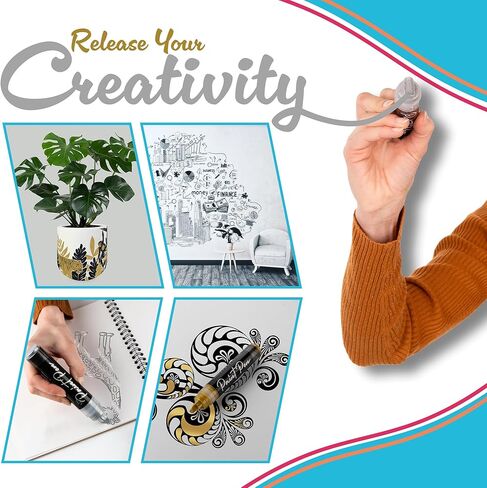 أقلام تحديد جامبو برأس لباد 15 مم من Stylo، 4 عبوات من علامات الملصقات السميكة الكبيرة الملونة، أقلام تحديد كبيرة الحجم لوضع العلامات واللافتات والسبورات السوداء والزجاج الأمامي واللوحات الخارجية وصناعة الحرف اليدوية in Kuwait