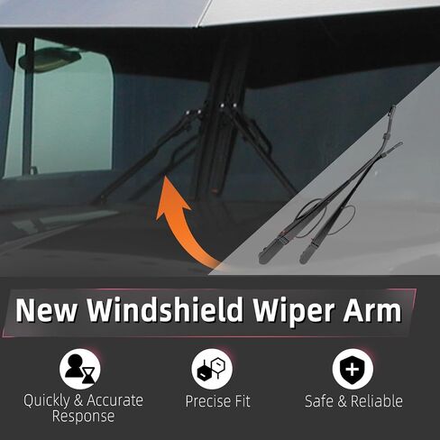 602-5403 602-5404 Pair Windshield Wiper Arm Fits for Kenworth T600 2008-2012, T600A 2006-2007, T660 2006-2012, T800 2006-2012 R23102912 R23102913 (Driver & Passenger Side) in Saudi Arabia