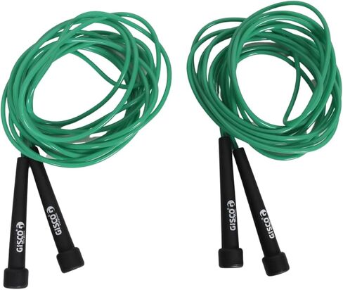 GISCO Premium PVC (16 ft) Double Dutch Long Jump Rope for Fitness Physical Education, Gym Glass, Personal Use For Kids and Adults Set of 2 in Saudi Arabia