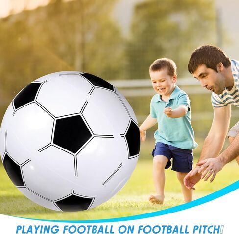 Sosation 4 Pcs Giant Inflatable Beach Ball 30inch Large Baseball Soccer Basketball Football 2.5ft Inflatable Sport Ball for Summer Pool Beach Outdoor Sports Themed Party(Various Style) in Saudi Arabia
