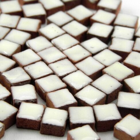 Mini Ceramic Tiles (0.19inch or 5mm) 250 Pieces, Wine red, RV01 in Saudi Arabia