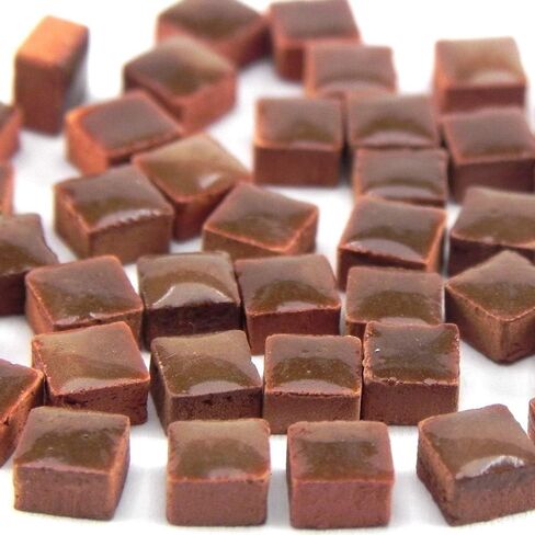 Mini Ceramic Tiles (0.19inch or 5mm) 250 Pieces, Wine red, RV01 in Saudi Arabia