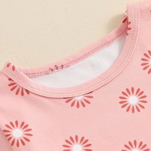 مجموعة ملابس صيفية للفتيات الصغيرات بأكمام قصيرة وقميص بأكمام قصيرة وسروال قصير لطيف in Kuwait