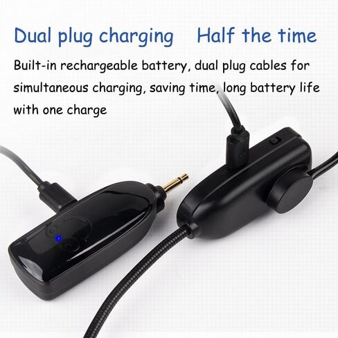 ميكروفون لاسلكي 2.4G لتدريس مكبر الصوت مناسب لمكبرات الصوت في محطة المزج، وسماعات الأذن، ومحاضري المسرح، والمرشدين السياحيين، ومدربي اللياقة البدنية، ومدى 2 في 1 20 مترًا in Kuwait