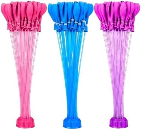 Bunch O Balloons 3pk Rapid Filling Self Sealing Water by ZURU (Pink/White/Purple) in Saudi Arabia