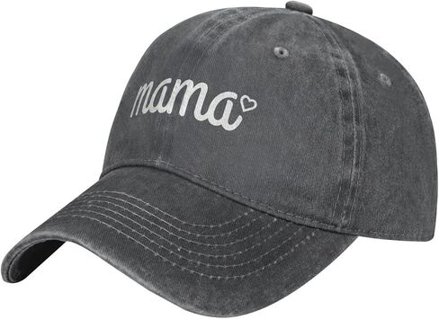 Mama Hat for Women Adjustable Cotton Baseball Cap Gifts for Mom Hats in Saudi Arabia