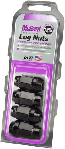 صواميل عروة على شكل مخروطي منتفخ أسود من MCGARD 64015 (حجم خيط M12 × 1.5) - مجموعة من 4 قطع in Kuwait