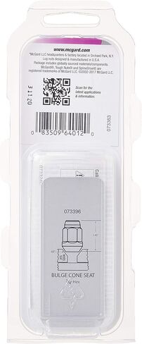 صواميل عروة على شكل مخروطي منتفخ أسود من MCGARD 64015 (حجم خيط M12 × 1.5) - مجموعة من 4 قطع in Kuwait