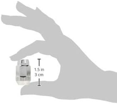 صواميل عروة على شكل مخروطي منتفخ أسود من MCGARD 64015 (حجم خيط M12 × 1.5) - مجموعة من 4 قطع in Kuwait