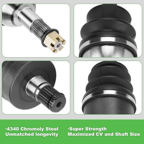 Rear Left CV Axle Shaft for Can Am Outlander 1000 800R 650 570 500 450 400 HO XT EFI DPS XT-P XMR L MAX, Renegade 1000 850 800 570 500 XXC for 705501485 705501486 705500867 in Saudi Arabia