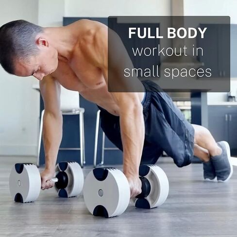 NUOBELL adjustable dumbbell by ROBURFLEX for Workout Strength Training Fitness Home Gym - (Single) in Saudi Arabia