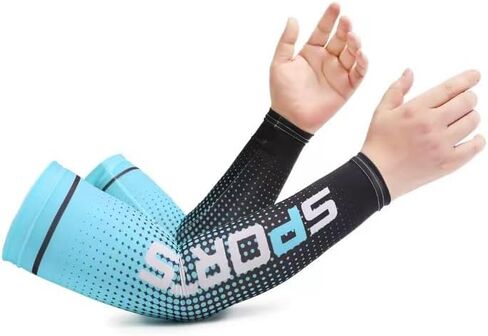 1 sets UV Protection Ice Silk Cooling Arm Sleeves and Face Covering Neck Gaiter Scarf in Saudi Arabia