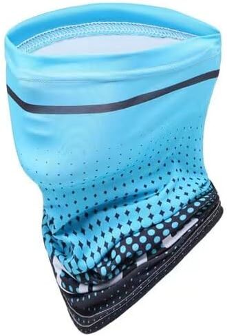 1 sets UV Protection Ice Silk Cooling Arm Sleeves and Face Covering Neck Gaiter Scarf in Saudi Arabia