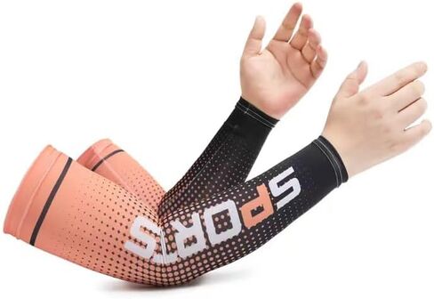 مجموعة واحدة من أكمام الذراع المبردة من الحرير الجليدي للحماية من الأشعة فوق البنفسجية ووشاح للرقبة يغطي الوجه in Kuwait