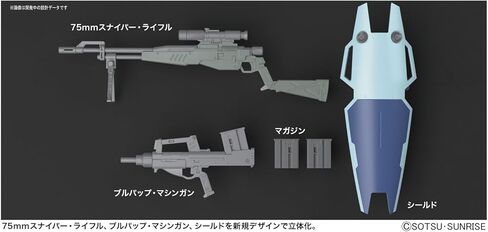 بانداي هوبي MG 1/100 GM Sniper II Gundam 0080 شخصية الأكشن لمدة 150 شهرًا إلى 720 شهرًا in Kuwait